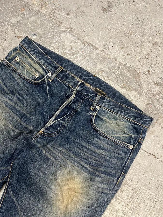 2000s Dior Blue Faded Denim Jeans NkfsKlF 4