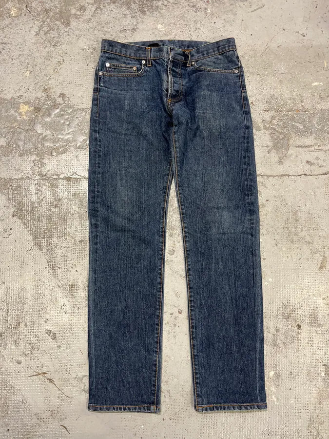 2000s Dior Blue Signature Denim Jeans fbZEZIn 0