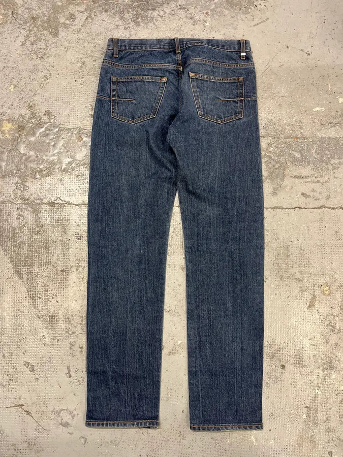 2000s Dior Blue Signature Denim Jeans fbZEZIn 1