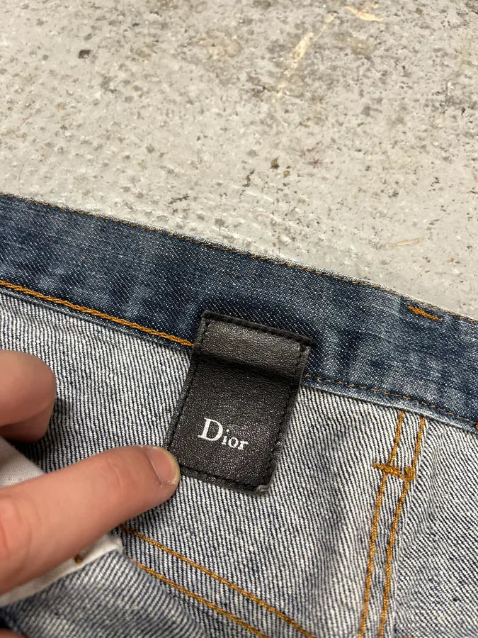2000s Dior Blue Signature Denim Jeans fbZEZIn 9