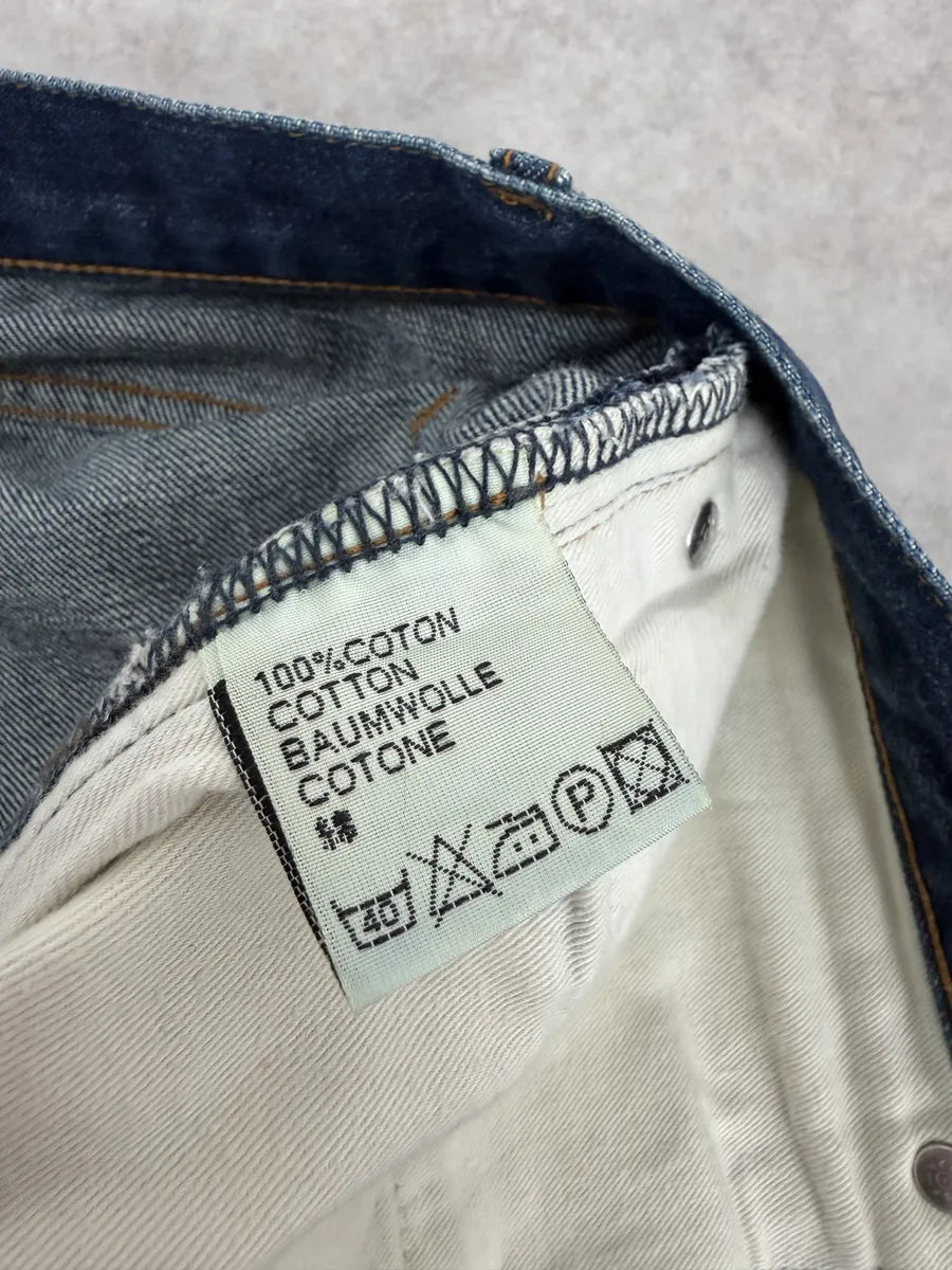 2000s Dior Blue Slim Denim Jeans by Hedi Slimane qtaOzCO 11