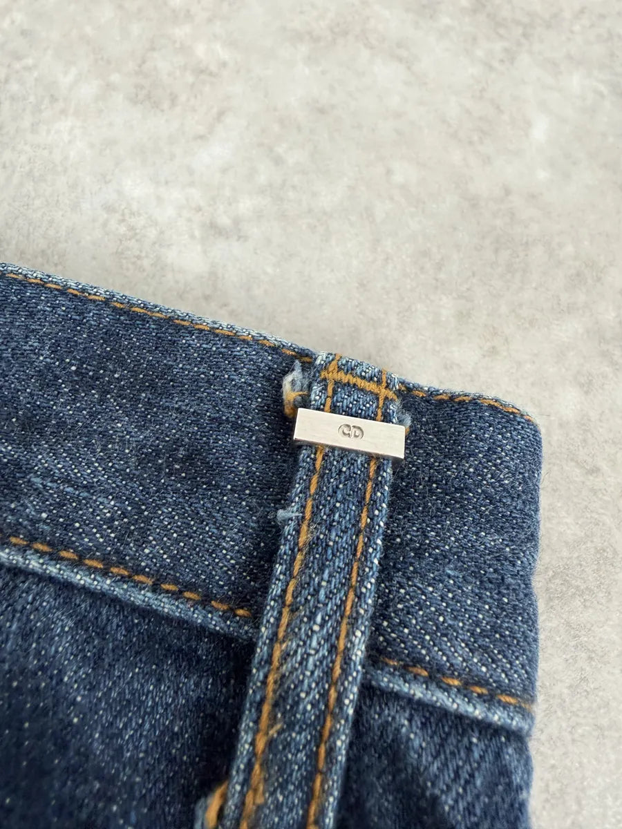 2000s Dior Blue Slim Denim Jeans by Hedi Slimane qtaOzCO 6