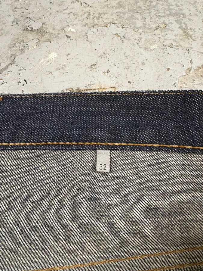 2000s Dior by Hedi Slimane Blue Faded Denim Straight Jeans (M) GynQqzW 11