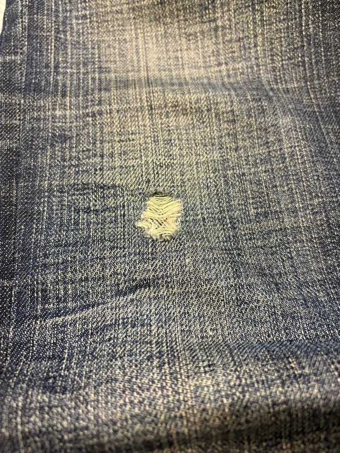 2000s Dior by Hedi Slimane Blue Faded Denim Straight Jeans (M) GynQqzW 9