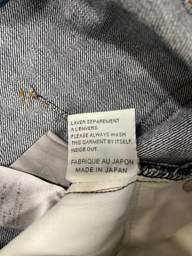 2000s Dior by Hedi Slimane Blue Straight Denim Jeans (M) wlAINbU 10