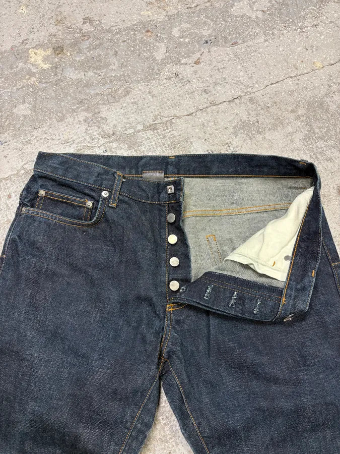 2000s Dior by Hedi Slimane Brut Denim Jeans (M) RjjUYQb 6