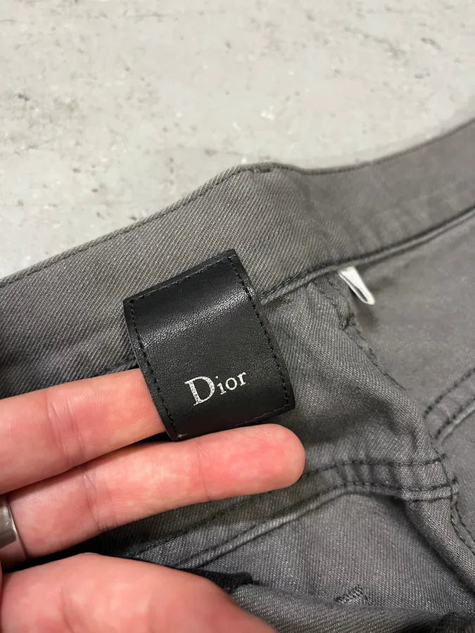 2000s Dior by Hedi Slimane Grey Slim Jeans (S/M) mHrJdJV 10