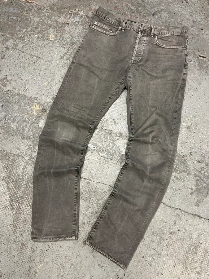 2000s Dior by Hedi Slimane Grey Slim Jeans (S/M) voOEDPS 3