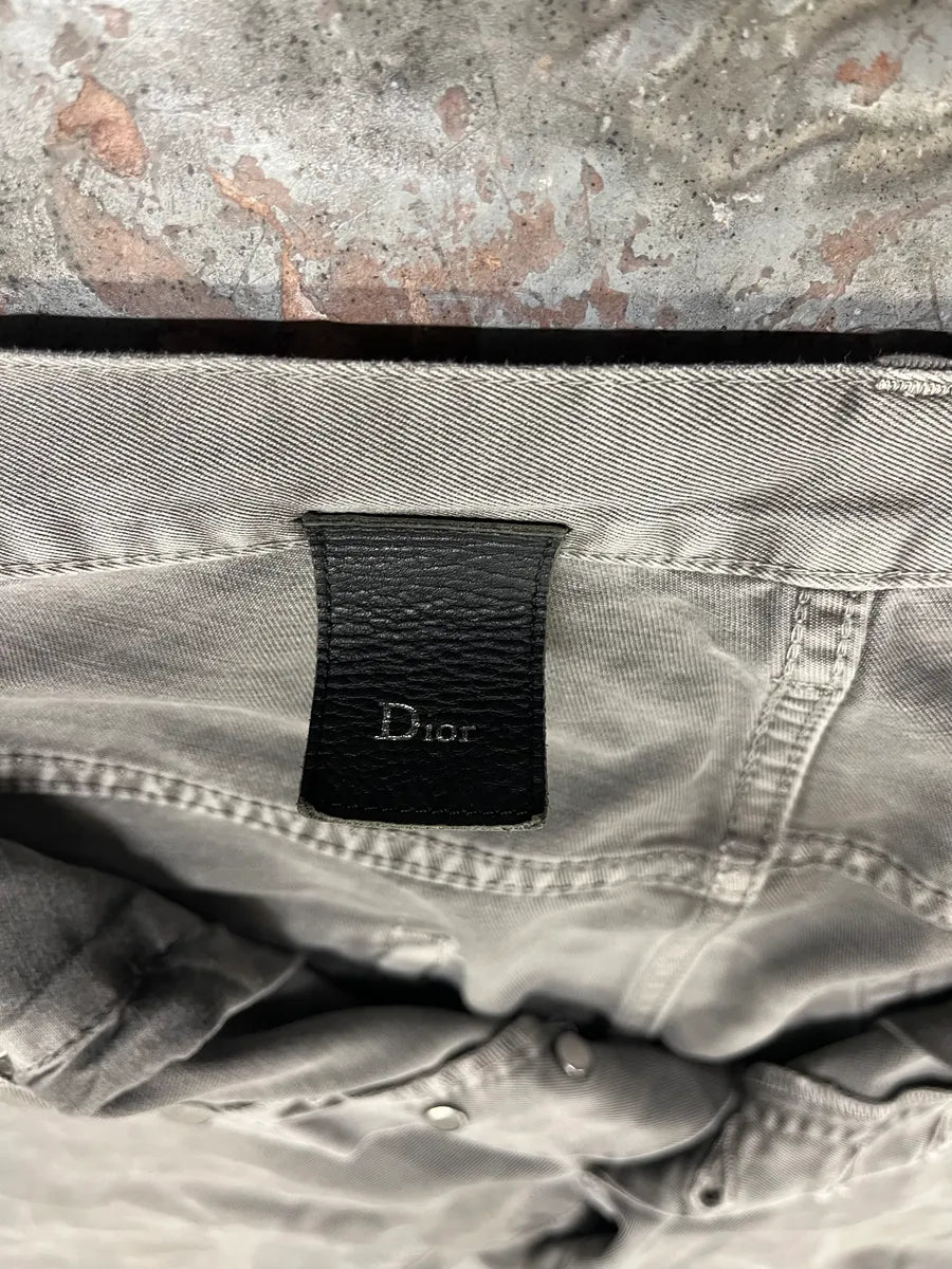 2000s Dior by Hedi Slimane Grey Slim Jeans (S/M) voOEDPS 6