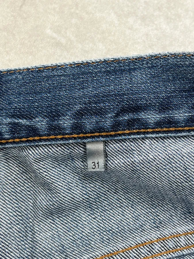 2000s Dior Classic Blue Faded Straight Denim Jeans iHWkSbg 12