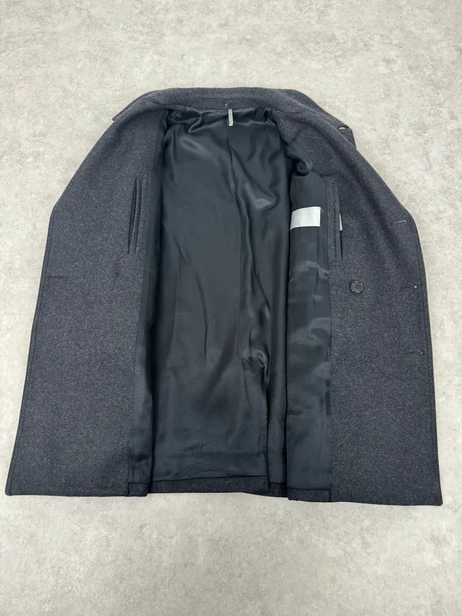 2000s Dior Grey Classy Wool Caban Jacket IGEgtEh 10
