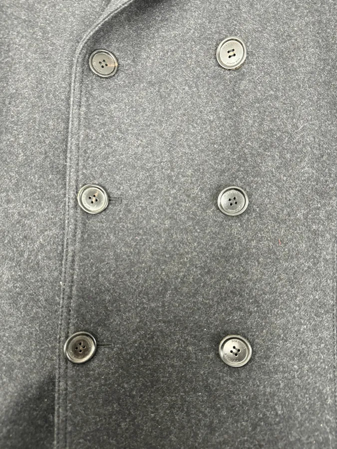 2000s Dior Grey Classy Wool Caban Jacket IGEgtEh 4