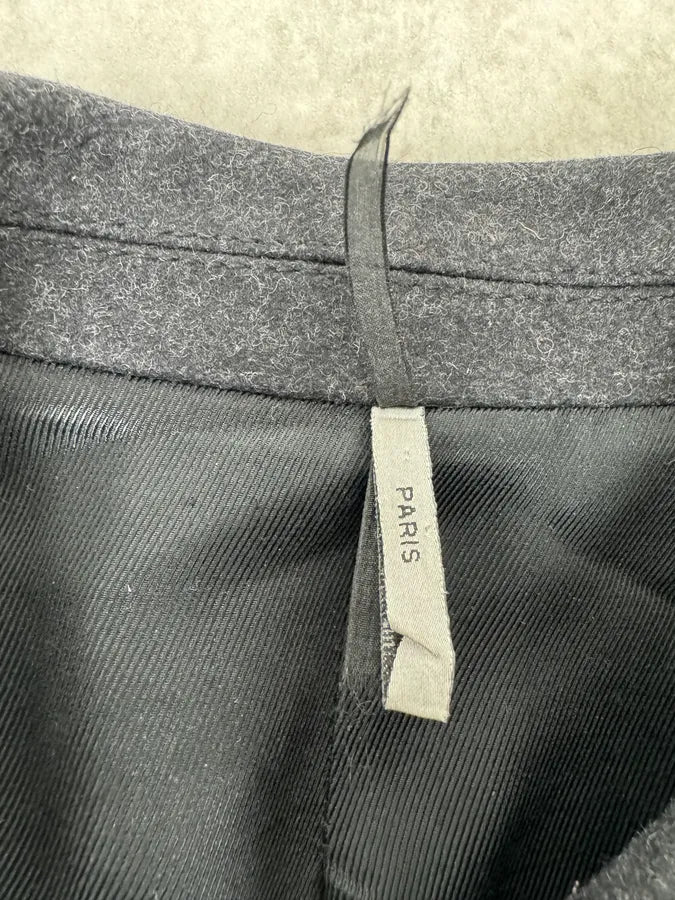 2000s Dior Grey Classy Wool Caban Jacket IGEgtEh 9