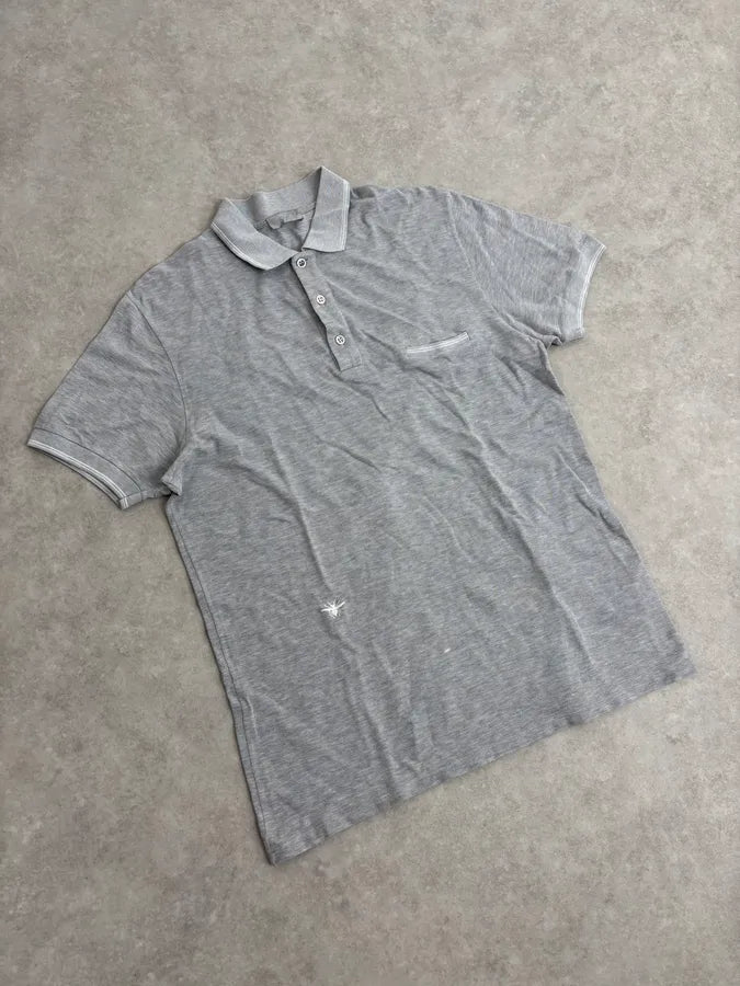 2000s Dior Grey Polo Shirt MHfPIBP 3