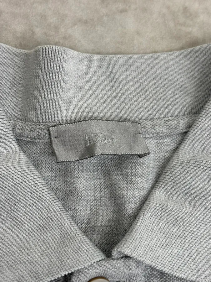 2000s Dior Grey Polo Shirt MHfPIBP 8