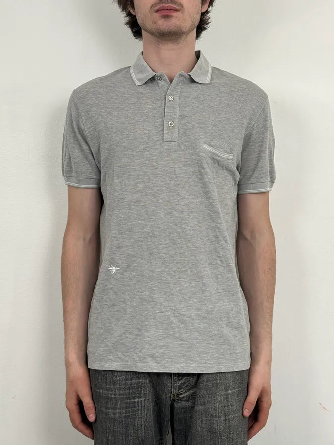 2000s Dior Grey Polo Shirt MHfPIBP 0