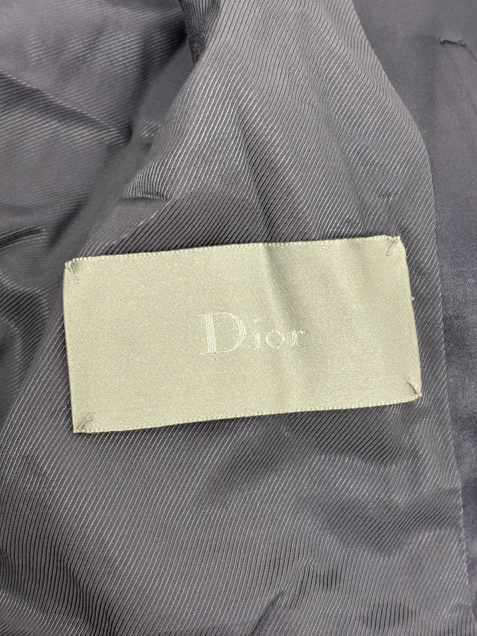 SS2006 Dior Grey Satin Avant-Garde Cargo Jacket by Hedi Slimane FVMIHpM 8