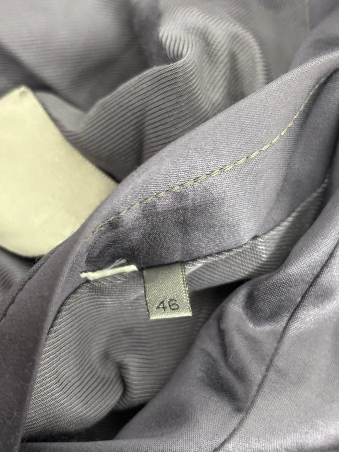 SS2006 Dior Grey Satin Avant-Garde Cargo Jacket by Hedi Slimane FVMIHpM 10