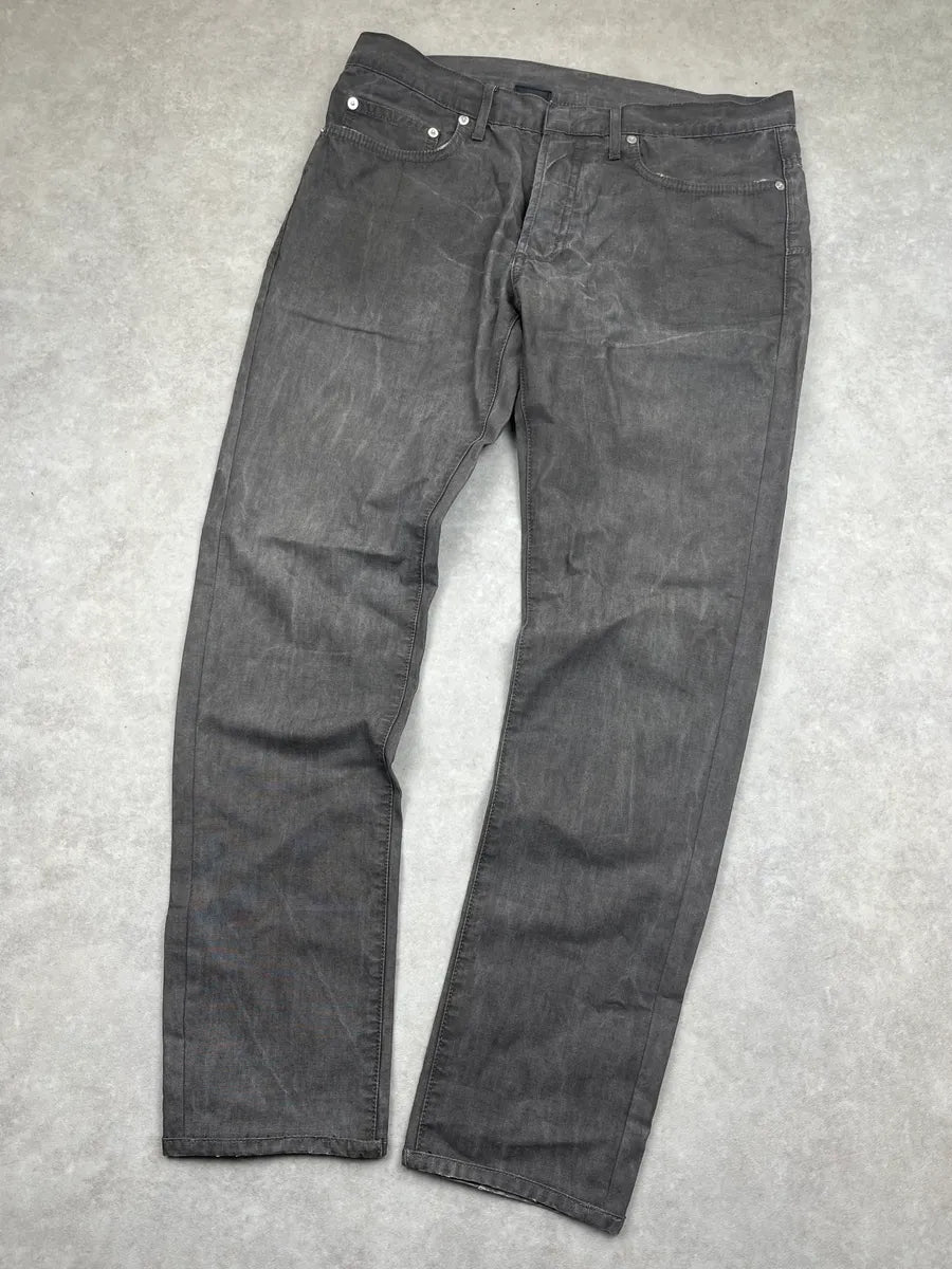 2010s Dior Grey Washed Slim Denim Jeans by Kris Van assche IrVsXWF 4