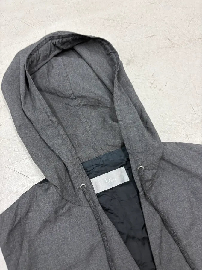 SS2010 Dior Grey Wool Hooded Vest by Kris Van Assche ooMZzfC 4