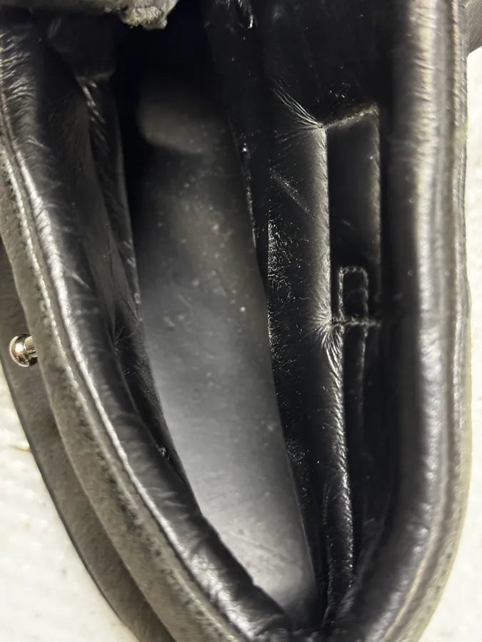 2000s Dior Homme Black Leather High Top Sneakers WfuZMaU 9