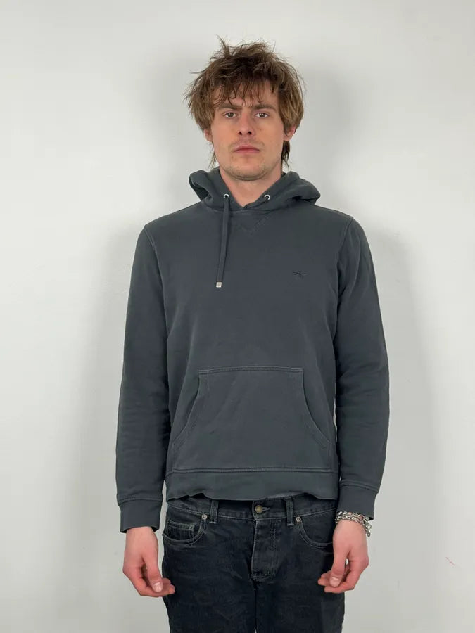 2000s Dior Homme Grey Logo Hoodie ijLdQee 1