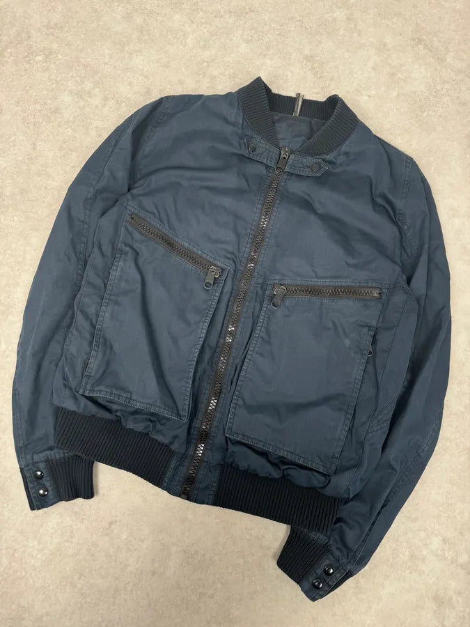 2000s Dior Navy Light Bomber Jacket kbCZyhk 3