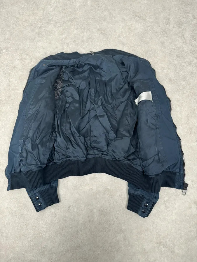 2000s Dior Navy Light Bomber Jacket kbCZyhk 7