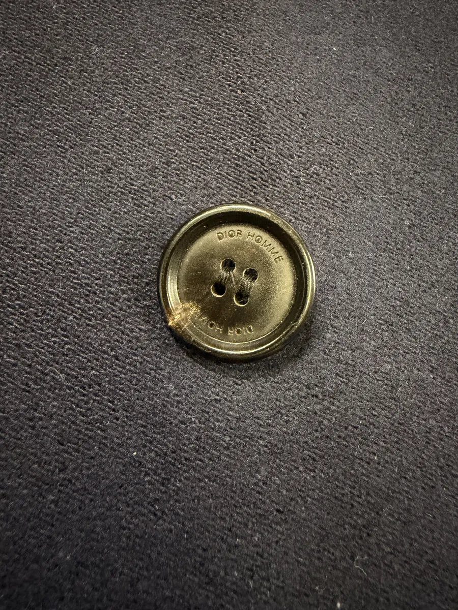 2000s Dior Navy Wool Classy Light Pea Coat lEFADgh 11