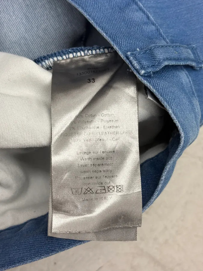 2010s Dior Royal Blue Painter Straight Denim Jeans by Kris Van Assche zLlMbtG 13
