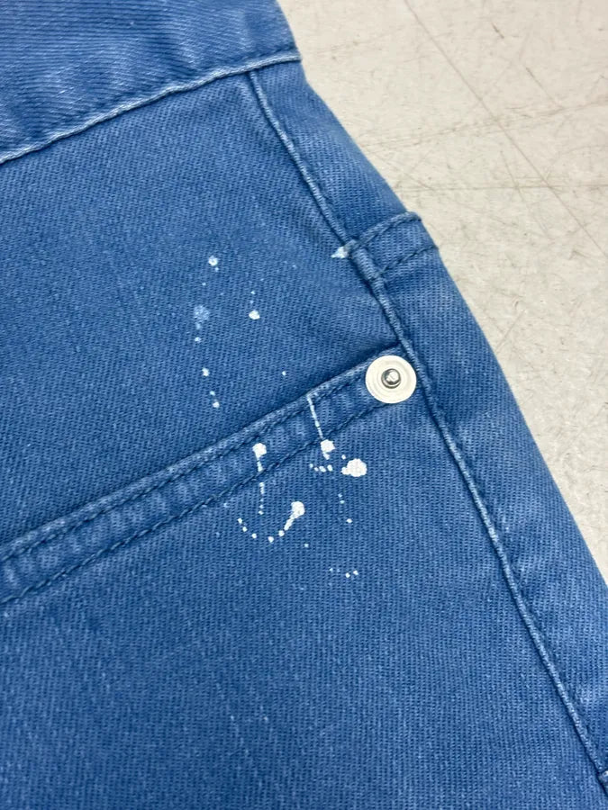 2010s Dior Royal Blue Painter Straight Denim Jeans by Kris Van Assche zLlMbtG 8