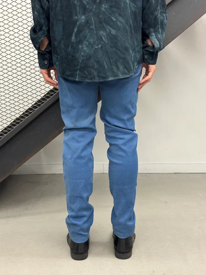 2010s Dior Royal Blue Painter Straight Denim Jeans by Kris Van Assche zLlMbtG 3