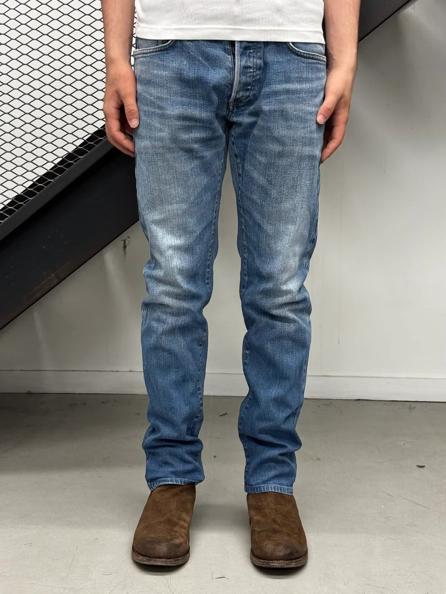 2000s Dior Slim Faded Blue Denim Jeans By Hedi Slimane GNvzdCH 1