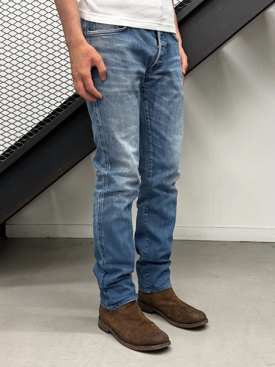 2000s Dior Slim Faded Blue Denim Jeans By Hedi Slimane GNvzdCH 2