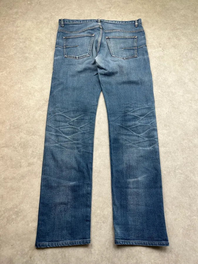 2000s Dior Slim Faded Blue Denim Jeans By Hedi Slimane GNvzdCH 7