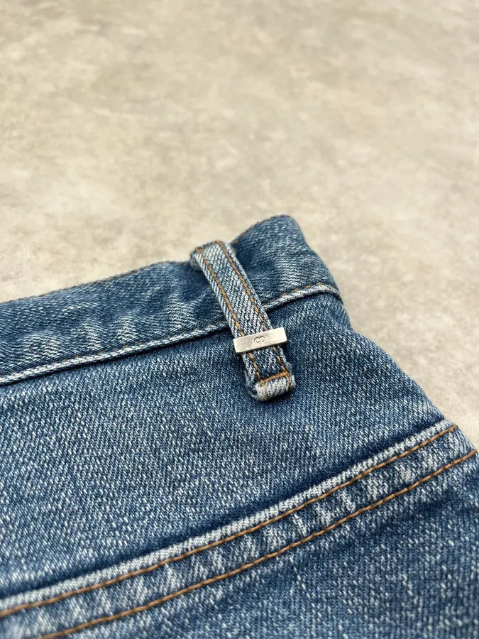 2000s Dior Slim Faded Blue Denim Jeans By Hedi Slimane GNvzdCH 9