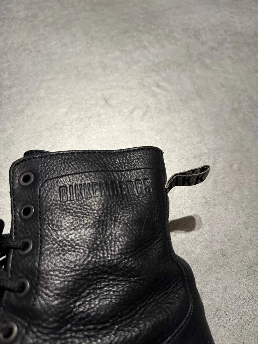 2000s Dirk Bikkembergs Black High Leather Boots (40eu/us7) 7