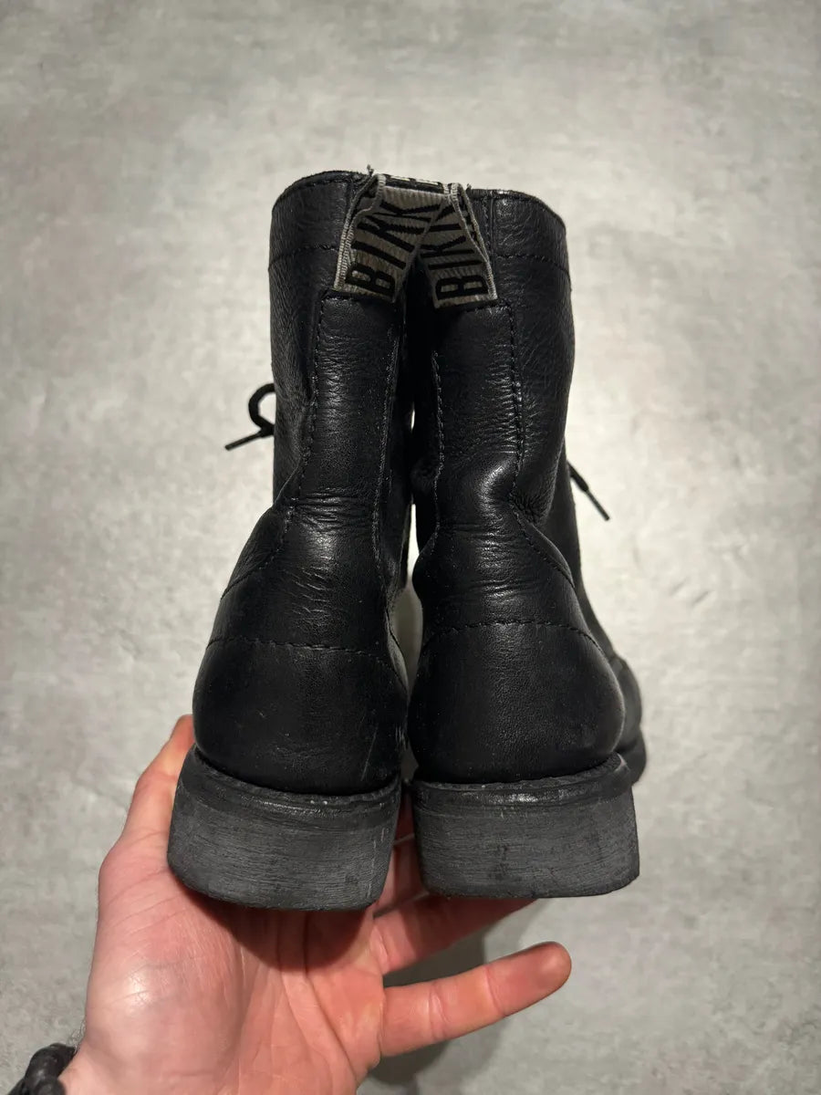 2000s Dirk Bikkembergs Black High Leather Boots (40eu/us7) 8
