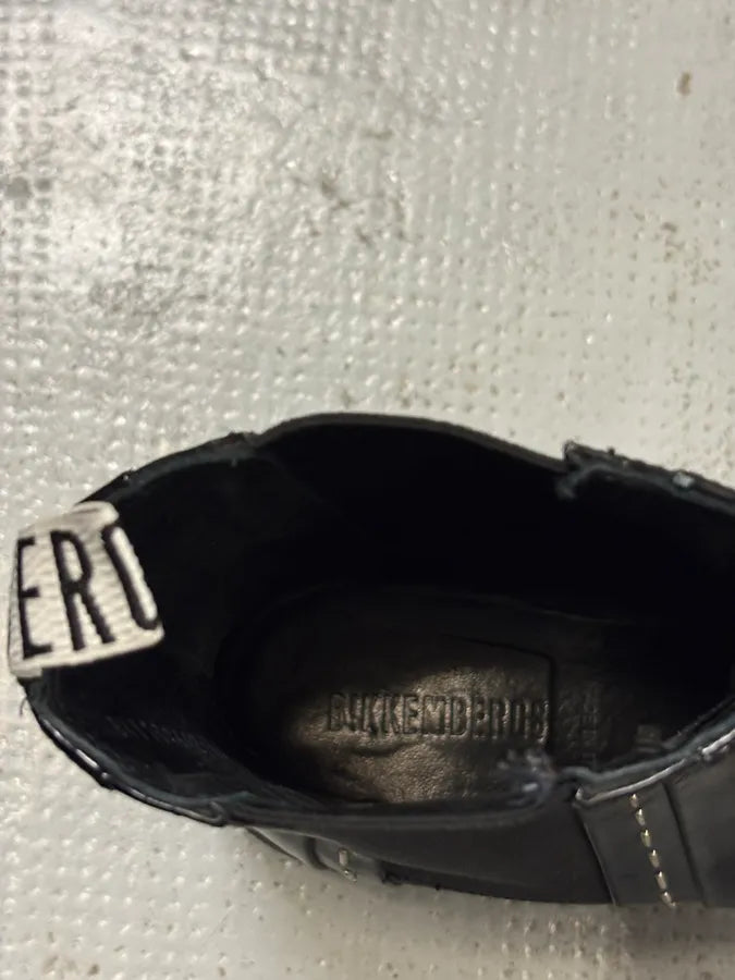 2000s Dirk Bikkembergs Black Leather Ankle Boots sZucbrS 7