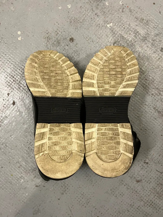 2000s Dirk Bikkembergs Black Leather Class Boots SzmNBrl 6