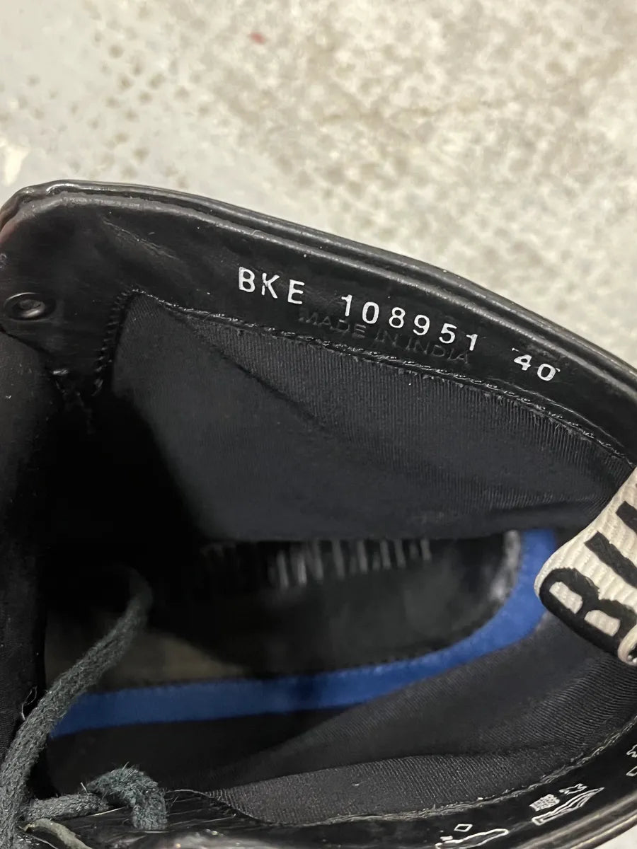 2000s Dirk Bikkembergs Black Leather Class Boots SzmNBrl 7