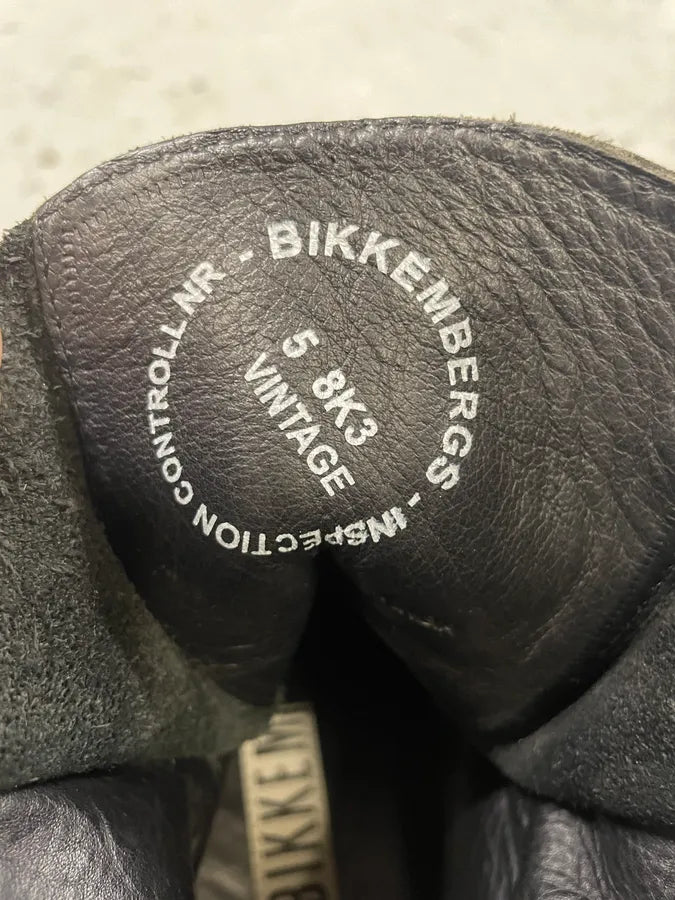 2000s Dirk Bikkembergs Black Leather High Boots (41eu/us8) MrpLPuD 9