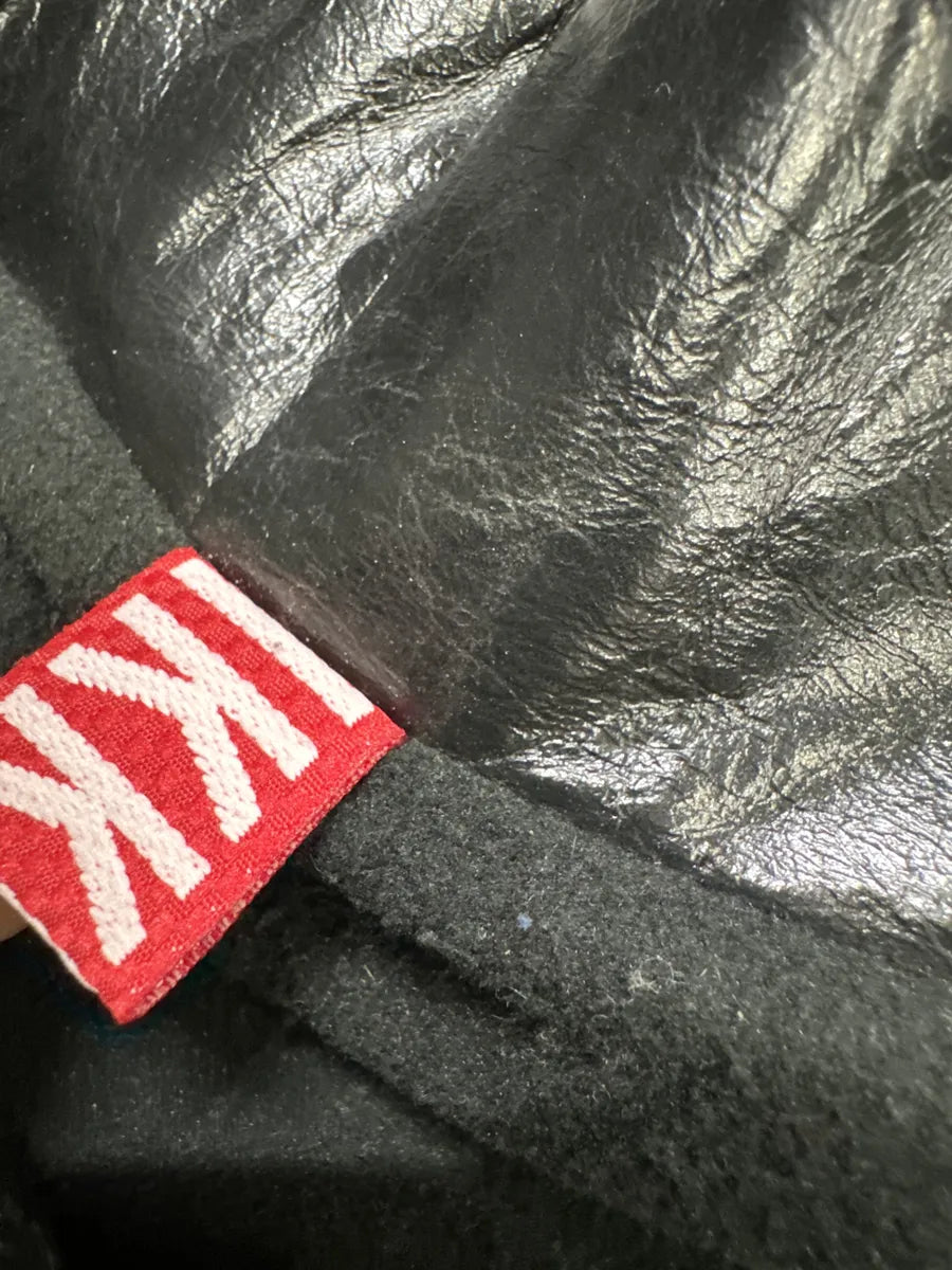 2000s Dirk Bikkembergs Black Leather Jacket (M) UwfMLEV 6