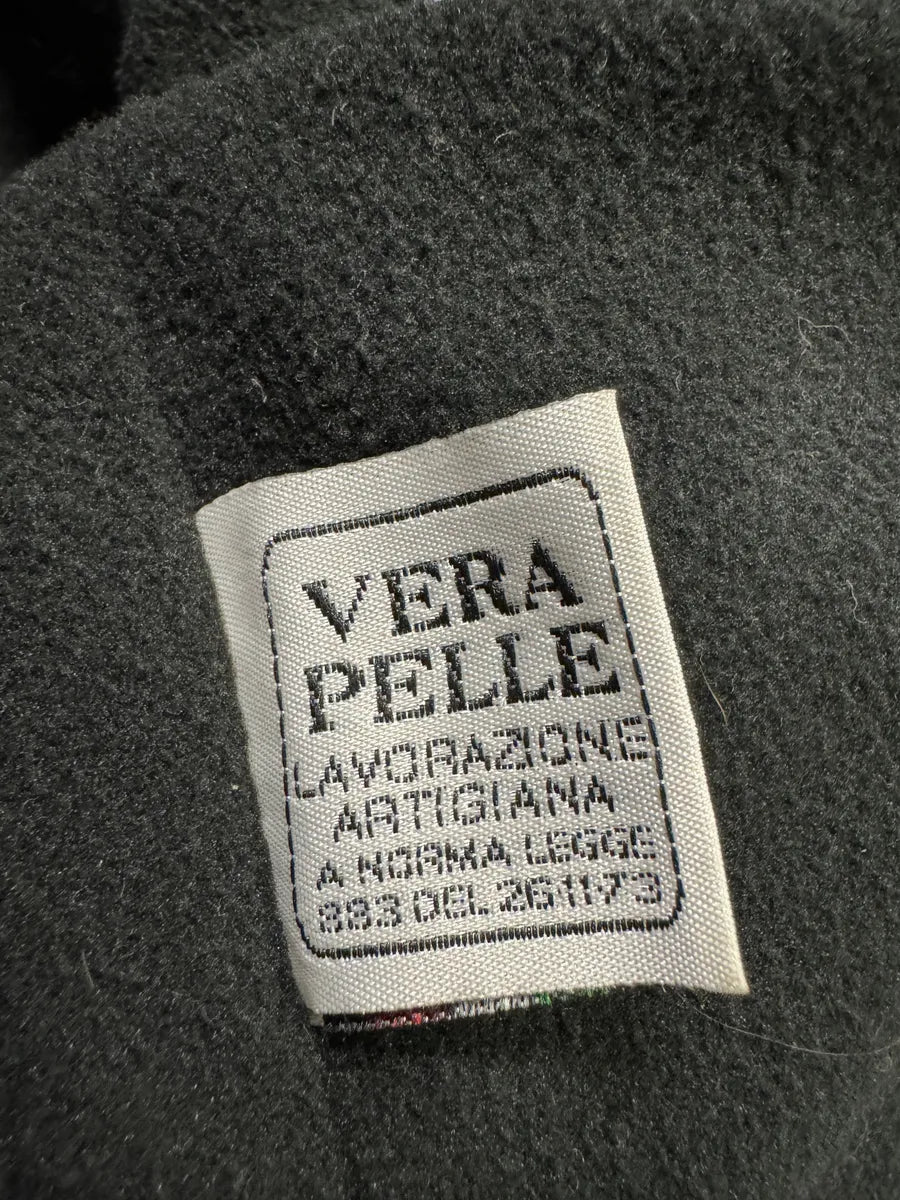 2000s Dirk Bikkembergs Black Leather Jacket (M) UwfMLEV 7