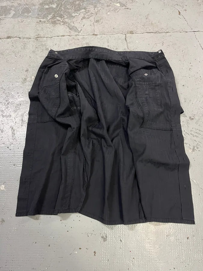 2000s Dirk Bikkembergs Black Short Sleeves Cargo Shirt uZYzKMF 6