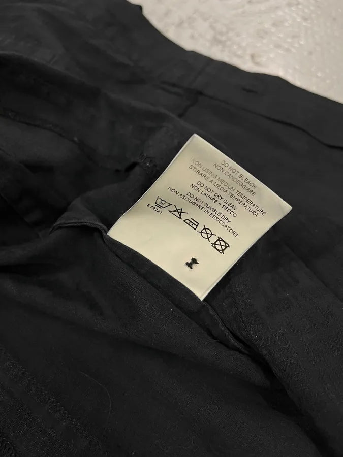 2000s Dirk Bikkembergs Black Short Sleeves Cargo Shirt uZYzKMF 9