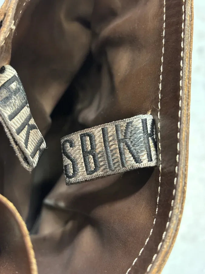 2000s Dirk Bikkembergs Brown Ankle Leather Boots WgEBaTY 5