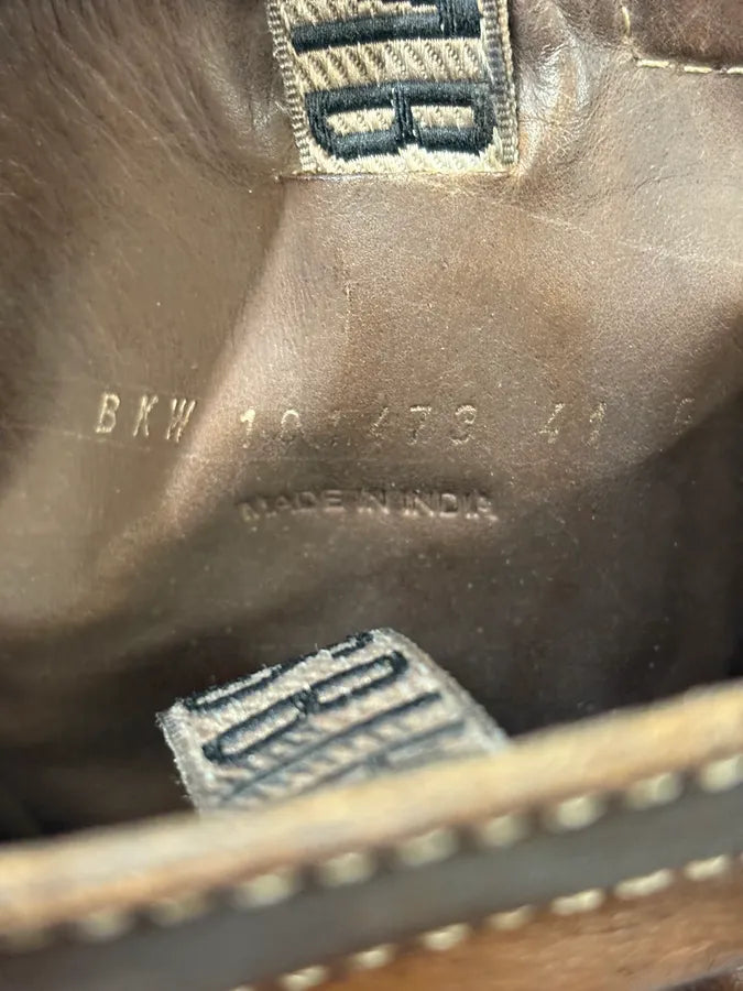 2000s Dirk Bikkembergs Brown Ankle Leather Boots WgEBaTY 6