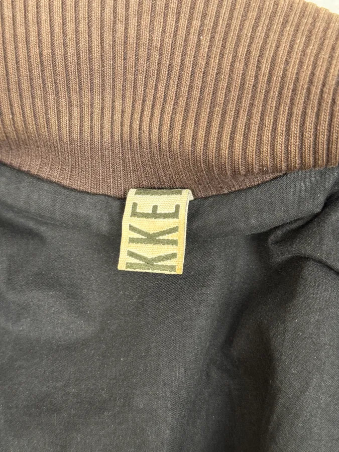 2000s Dirk Bikkembergs Brown Military Leather Jacket MCfnRgY 9