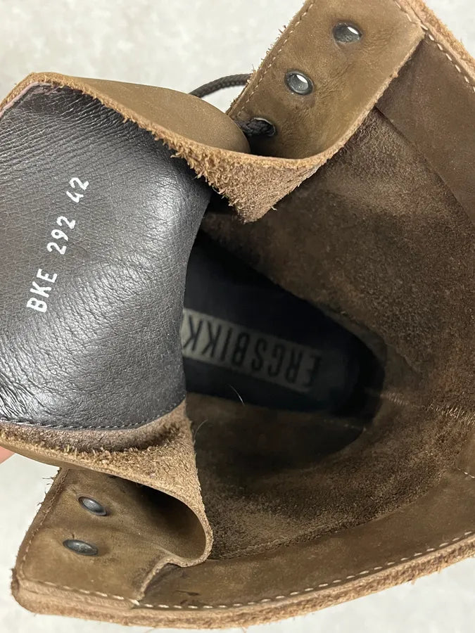 2000s Dirk Bikkembergs Brown Suede Leather Boots KgoRsvN 8